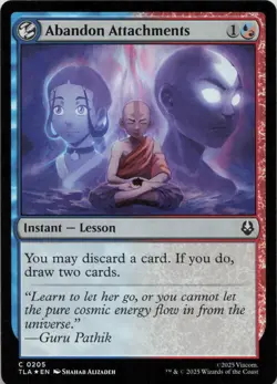 Abandon Attachments - FOIL - C Avatar: The Last Airbender 205 - MTG - Image 1