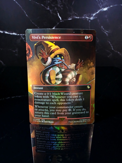 Vivi's Persistence (Borderless) Foil #0458 - Final Fantasy - Holiday Release - Image 1