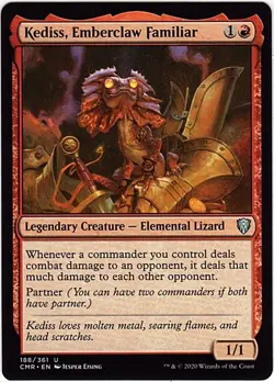 MTG Commander Legends Kediss, Emberclaw Familiar (Uncommon) - Image 1