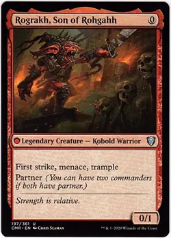 MTG Commander Legends Rograkh, Son of Rohgahh (Uncommon) - Image 1