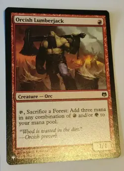 MtG Orcish Lumberjack (The List) Common English MINT - Image 1