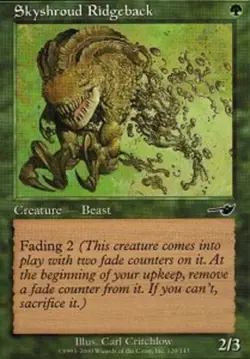 4x Skyshroud Ridgeback ~ Lightly Played Nemesis MTG Magic x4 4 UltimateMTG Plays - Image 1