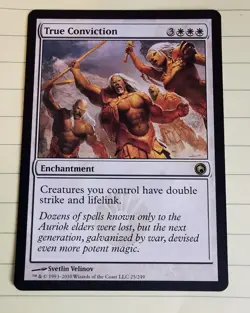 MTG True Conviction - Scars Of Mirrodin - LP English - Image 1