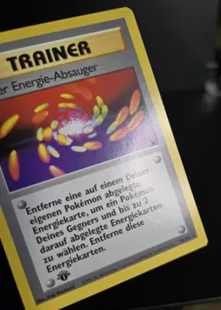 Pokemon TCG (German) SUPER ENERGY REMOVAL #79 - 1ST EDITION - BASE SET 1999 - LP - Image 3