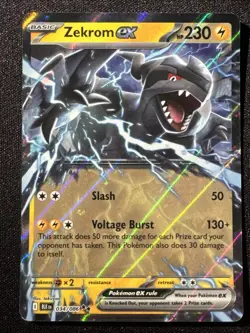 Zekrom Ex 34/86 Black Bolt BLK -Near Mint- Pokemon TCG - Image 1