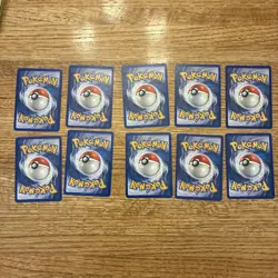 Pokemon Vintage Lot Of 10 Base Set 2 To Diamond And Pearl Reverse Holo - Image 4