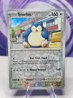 Reverse Holo Snorlax 136/167 Uncommon Twilight Masquerade Pokemon TCG - Image 1