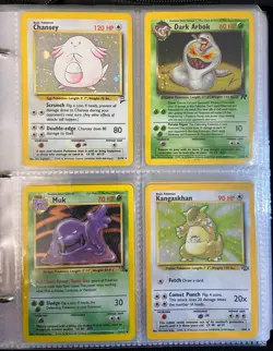 Pokemon Cards VINTAGE Collection Binder - Rare Holos, First Edition, WOTC 1999 - Image 3