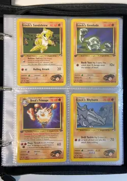 Pokemon Cards VINTAGE Collection Binder - Rare Holos, First Edition, WOTC 1999 - Image 4