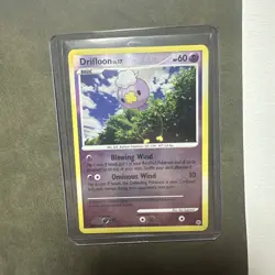 Pokemon TCG Drifloon Reverse Holo Card 46/130 Diamond & Pearl Base LP - Image 1