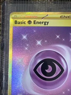 Pokemon Psychic Energy 207/165 MEW EN-151 Gold Hyper Rare Holo NM - Image 2