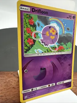 Pokemon TCG Drifloon Unified Minds 80/236 Reverse Holo Common - Image 2