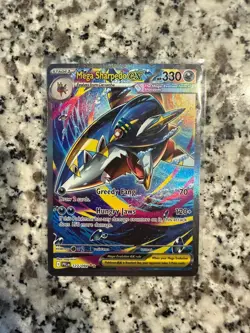 Pokemon TCG Mega Sharpedo Ex - 127/094 - ME02: Phantasmal Flames NM Near Mint - Image 1