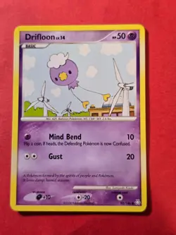 2008 Pokemon Diamond and Pearl Legends Awakened #92 Drifloon, C, NF/H, cd17 - Image 1