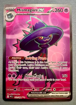 Mismagius ex 112/094 Ultra Rare ME02: Phantasmal Flames Pokemon NEAR MINT NM - Image 1