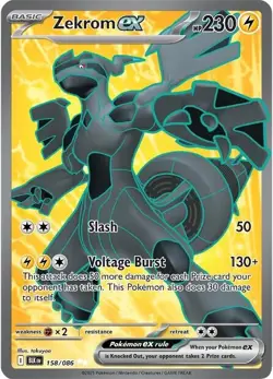 Zekrom ex (158/086) Scarlet & Violet: Black Bolt​ - Near Mint Holofoil Pokemon T - Image 1