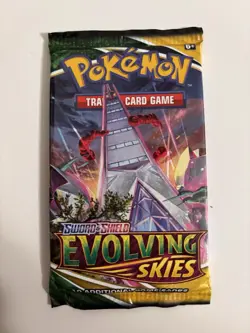 22.1g HEAVY Evolving Skies Booster Pack Sword & Shield Pokemon New/Sealed - Image 2