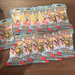 30x Lot | Pokemon TCG | Journey Together Sleeved Booster Packs | Factory Sealed - Image 3