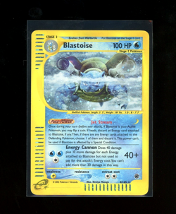 2002 Expedition Blastoise Holo Foil Rare 4/165 WOTC E-Reader Pokemon - Image 1
