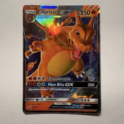 Pokemon TCG S&M Hidden Fates Charizard GX SM211 Black Star Promo NM - Image 1