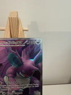 Pokemon TCG Team Rockets Nidoking EX 216/182 Destined Rivals Full Art NM - Image 4