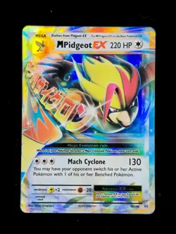 M Pidgeot EX 65 Pokemon Evolutions 2016 NM 🔥🔥🔥 - Image 1