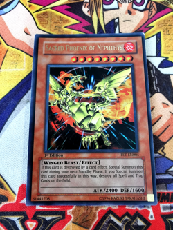 Sacred Phoenix of Nephthys fet-en005 1st Edition (MP) Ultra Rare Yu-Gi-Oh! - Image 1
