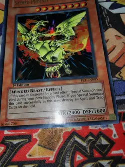 Sacred Phoenix of Nephthys fet-en005 1st Edition (MP) Ultra Rare Yu-Gi-Oh! - Image 5