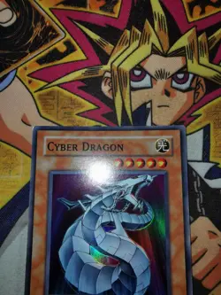 Cyber Dragon crv-en015 Unltd Ed (LP) Super Rare Yu-Gi-Oh! - Image 2