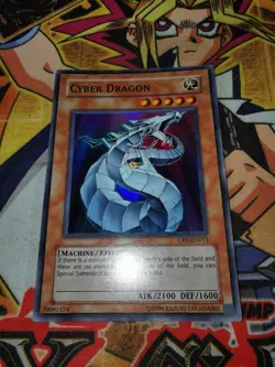 Cyber Dragon crv-en015 Unltd Ed (LP) Super Rare Yu-Gi-Oh! - Image 3