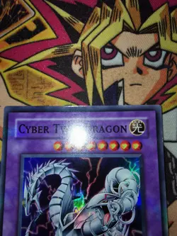 Cyber Twin Dragon crv-en035 Unltd Ed (LP) Super Rare Yu-Gi-Oh! - Image 3