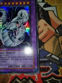 Cyber Twin Dragon crv-en035 Unltd Ed (LP) Super Rare Yu-Gi-Oh! - Image 5