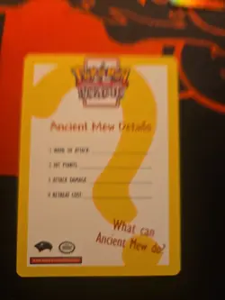 Ancient Mew 1 Miscellaneous Cards & Products Holo - Image 4