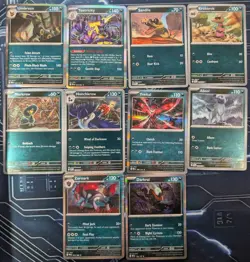 Pokemon Card Lot of 10 (Dark Type: Mix of Holos and Reverse Holos) - Image 1