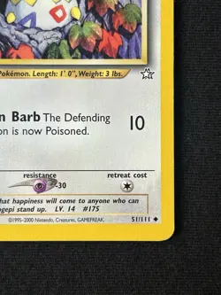 1st Edition TOGEPI Neo Genesis- 51/111 - Vintage Pokemon Card - LP+ 💎 - Image 4