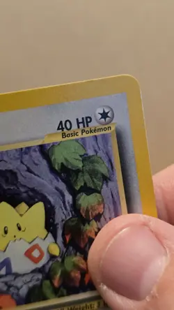 Pokemon TCG Togepi 51/111 1st Edition Neo Genesis Non-Holo Pokemon Card LP - Image 2