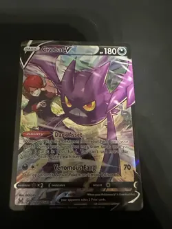 Crobat V TG20/TG30 Ultra Rare Lost Origin Trainer Gallery Pokemon Card - Image 1