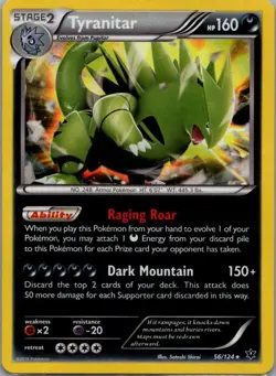 Tyranitar - 56/124 (Cosmos Holo) 056/124 Promo Miscellaneous Cards & Products NM - Image 1