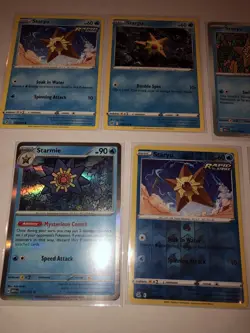 Lot Of 7 Staryu and Starmie Pokemon Cards - Image 4