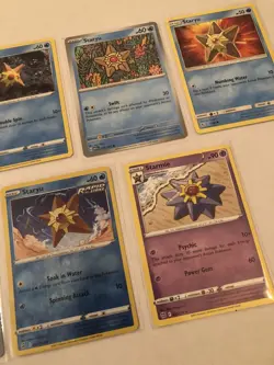 Lot Of 7 Staryu and Starmie Pokemon Cards - Image 5