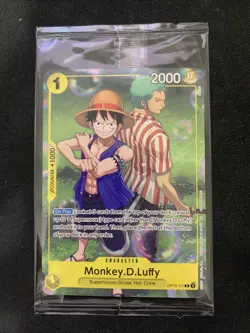 One Piece CCG Monkey.D.Luffy OP10-111 Rare Promo Card Factory Sealed - Image 1