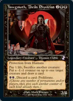 Yawgmoth, Thran Physician -Foil Light Play MTG Time Spiral Remastered - Image 1