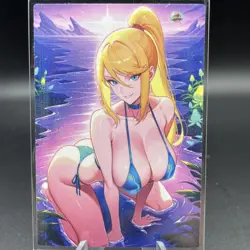 Samus Aran Anime Waifu Card Doujin ACG Goddess Holo - Image 2