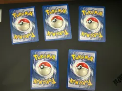 1st edition and Neo Revelation 5 Card Non-Holo Lot LP - Image 2