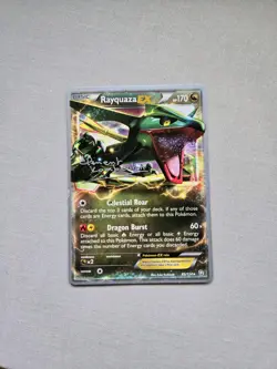 Pokemon TCG Rayquaza EX Ultra Rare Card 85/124 World Championship 2013 - Image 1