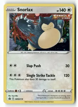 Snorlax SWSH119 SWSH: Sword & Shield Promo Cards Pokemon TCG NM - Image 1