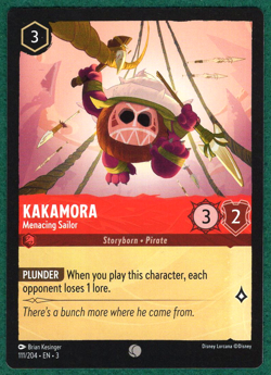 Kakamora - Menacing Sailor - Into the Inklands #111 - Disney Lorcana TCG Card - Image 1