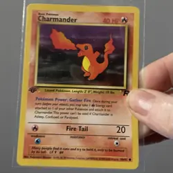 Pokemon Card Charmander Team Rocket 1st Edition Common 50/82 - Image 1