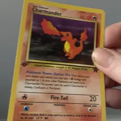 Pokemon Card Charmander Team Rocket 1st Edition Common 50/82 - Image 2