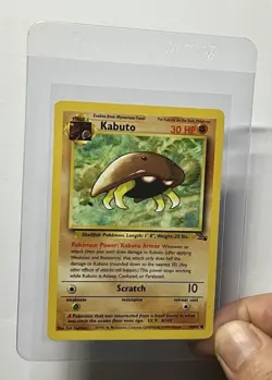 Kabuto 50/62 (MP) Common Fossil Set Unlimited 1996 WOTC Pokemon Card - Image 3